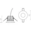 RENDL R11725 WATERBOY R matowy biały 230V LED 10W IP65 3000K
