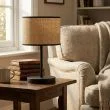 EMIBIG 1654/LN1 ECO LN1 BL RATTAN LAMPKA BIURKOWA