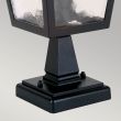 ELSTEAD YORK BL7 BLACK Pedestal Lantern