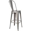 KING HOME KH010100967 Krzesło barowe TOWER BIG BACK 76 (Paris) metal