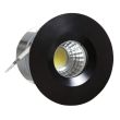 CANDELLUX 2258973 SH-14 BK 3W LED 230V CZARNY oczko sufitowe lampa sufitowa HERMETYCZNA IP65 odporna na wilgoć