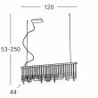 KOLARZ 104.87.5 STRETTA lampa wisząca