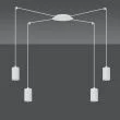 EMIBIG 525/4 LAMPA WISZĄCA TRAKER 4 WH/WHITE