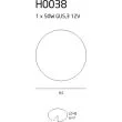 MAXLIGHT OPRAWA HALOGENOWA H0038