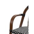 KING HOME KH1501100174 Krzesło CAFE PARIS brązowe rattan