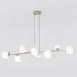 EMIBIG 1640/8 MAGNUS 8 MOKKA OPAL LAMPA WISZĄCA