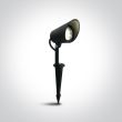 ONE LIGHT 67458/B/W Moira czarna lampa ogrodowa LED 3000K 8W IP67 24V DC, kolec