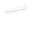 NOWODVORSKI STRAIGHT WALL LED L 7560 lampa wewnętrzna ścienna kinkiet