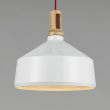 Step into Design ST-5097A Lampa wisząca NORDIC WOODY biało drewniana 35 cm