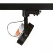 RENDL R12339 KELLY LED do szyny 3-faz czarna 230V LED 12W 24° 3000K oprawa 3-fazowy