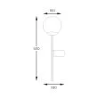 ZUMALINE 5001 ORBIT WALL LAMP