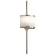 ELSTEAD Mona KL-MONA-S-CLP 2 Light Wall Light - Classic Pewter