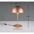 TRIO NOLA 506290165 lampa stołowa