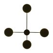 Step into design MW1134-750 Lampa ścienna CLEX - 4 LED czarna 75 cm