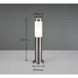 TRIO TRIOTO 509760107 lampa zewnętrzna stojąca