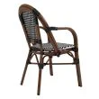 KING HOME KH1501100174 Krzesło CAFE PARIS brązowe rattan