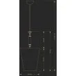 KUTEK NAPOLI NAP-ZWD-1(P/A) lampa wisząca z abażurem
