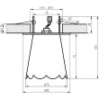 CANDELLUX 2203966 OPRAWA STROPOWA DEKORACYJNA SK-72 CH/TR G9 CHROM 1X40W G9 KRYSZTAŁ TRANSPARENT