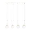 EMIBIG 1115/4 LAMPA WISZĄCA GLAM 4 WHITE/OPAL