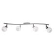 CANDELLUX 94-07162 ALABASTER LISTWA 4X40W G9 SATYNA+CHROM