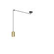 EMIBIG 526/1 LAMPA WISZĄCA TRAKER 1 BL/GOLD