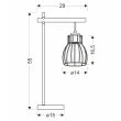 CANDELLUX 41-80059 BERNITA LAMPA GABINETOWA 1X60W E27CZARNY