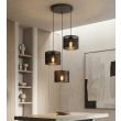 EMIBIG 1651/3PREM KARBON 3 BLACK PREM LAMPA WISZĄCA