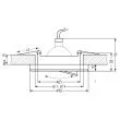 CANDELLUX 2263076 SSU-15 CH/WH MR16 CHROM oczko sufitowe lampa sufitowa OKRĄGŁA SZKŁO BEZBARWNE