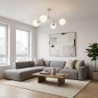 EMIBIG 1703/4 SPACE 4 MOKKA OPAL Lampa sufitowa