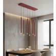 EMIBIG 1647/6 SELTER 6 BURGUNDY LAMPA WISZĄCA
