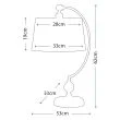ELSTEAD JENKINS QZ/JENKINS/TL PN Table Lamp