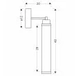 CANDELLUX STUDIO 21-50755 CORTE kinkiet  10W LED 3000K