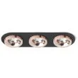 RENDL R13248 SHARM R III wpuszczana czarna miedź/miedź 230V LED 3x10W 24° 3000K