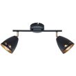 CANDELLUX 92-67166 COTY LISTWA 2X40W E14 CZARNY