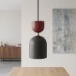 EMIBIG 1737/1B GAUDI 1 BLACK BURGUNDY Lampa wisząca