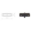 NOWODVORSKI PROFILE STRAIGHT CONNECTOR 9454 system konfigurowalny system profile akcesoria 1-fazowy