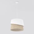 EMIBIG 1711/1 CANVA 1 WHITE NATURAL Lampa wisząca