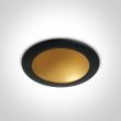 ONE LIGHT 10116FD/B/BS Nata 2 downlight czarny-mosiądz LED 3000K 16W dark light