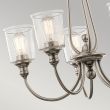 ELSTEAD Waverly KL-WAVERLY5-CLP 5 Light Chandelier - Classic Pewter