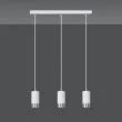 EMIBIG 814/3 LAMPA WISZĄCA FUMIKO 3 WH/CHROME