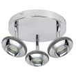 CANDELLUX 98-67685 SKIPPER PLAFON 3X6W LED COB GŁÓWKA OKRĄGŁA 1E Z PRZEGUBEM KD SYSTEM CHROM