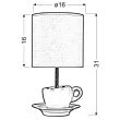 CANDELLUX 41-34830 CYNKA LAMPKA GABINETOWA 1X60W E27 PISTACJOWY