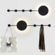 MOOSEE LAMPA ŚCIENNA SHADOW HANG Z WIESZAKIEM CZARNA