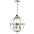 DAR VAN0338 VANESSA 3LT PENDANT POL NICKEL/ CLEAR