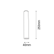 ANTIGO Plafon Yabu - Biały (253 mm) 7136