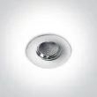 ONE LIGHT 10110G/W/C Symi biała oprawa typu downlight do wbudowania LED IP65 4000K 10W
