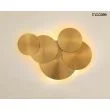 MOOSEE MSE1501100148 lampa ścienna SCUDO złota