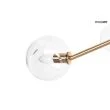 MOOSEE MSE1501100402 lampa wisząca AURA 6 złota