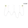 MOOSEE MSE1501100443 lampa wisząca LASSO 500 Smart złota