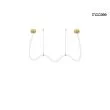 MOOSEE MSE1501100441 lampa wisząca LASSO 300 Smart złota